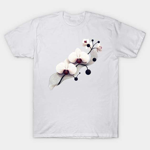 Orchid flowers T-Shirt by Batshirt